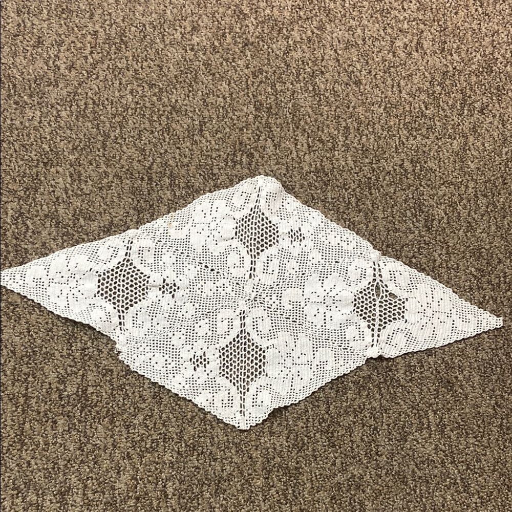 Vintage Handmade White Lace Doily